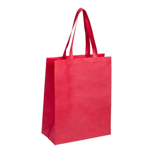 Shopper in TNT a soffietto con manici lunghi da 80gr 32x42x15cm