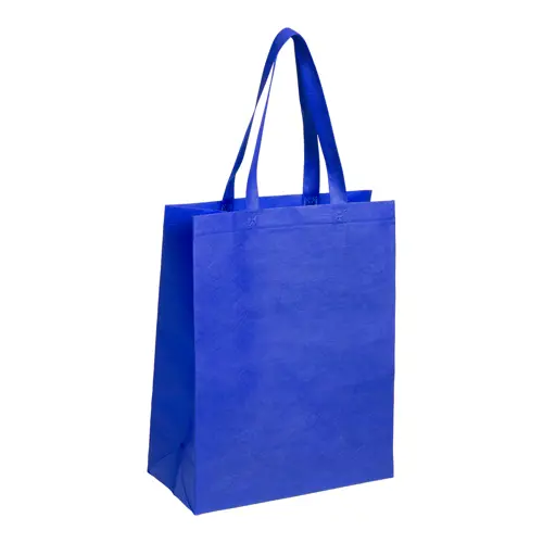 Shopper in TNT a soffietto con manici lunghi da 80gr 32x42x15cm