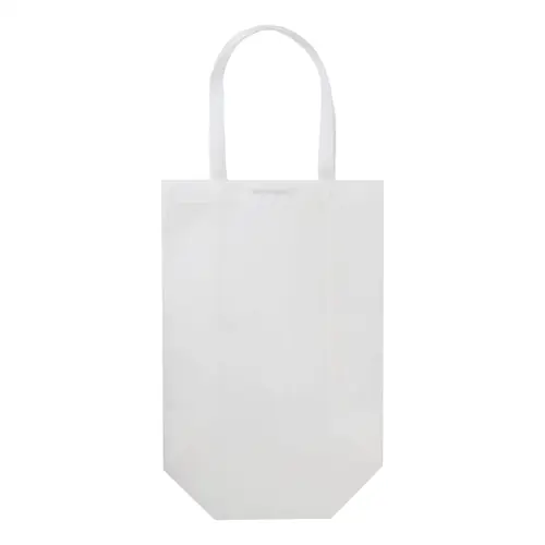 Shopper in TNT a soffietto con manici lunghi da 80gr 32x42x15cm