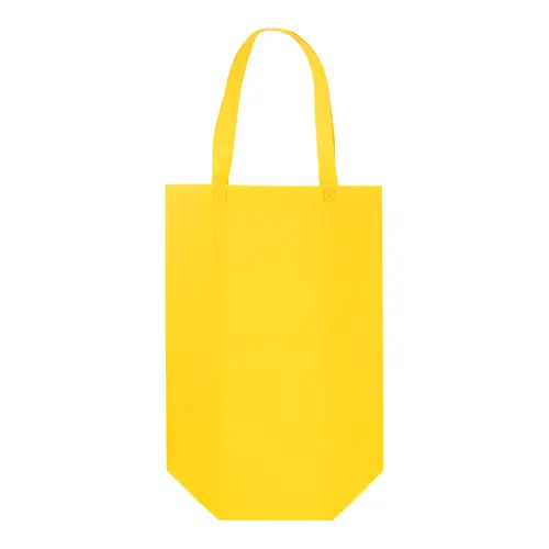 Shopper in TNT a soffietto con manici lunghi da 80gr 32x42x15cm