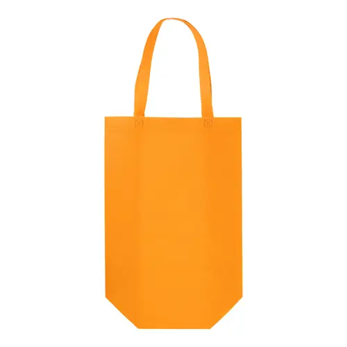 Shopper in TNT a soffietto con manici lunghi da 80gr 32x42x15cm