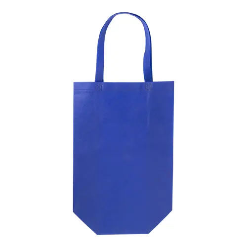 Shopper in TNT a soffietto con manici lunghi da 80gr 32x42x15cm