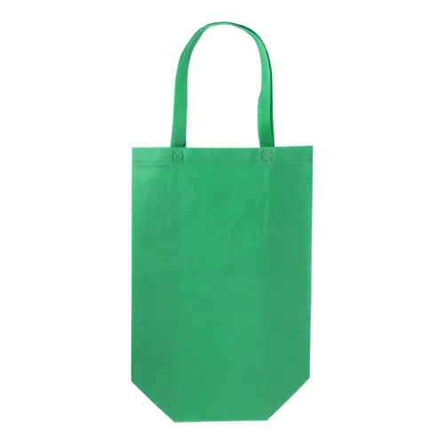 Shopper in TNT a soffietto con manici lunghi da 80gr 32x42x15cm