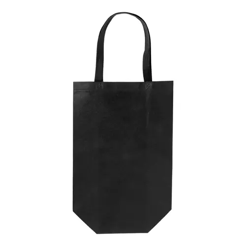 Shopper in TNT a soffietto con manici lunghi da 80gr 32x42x15cm
