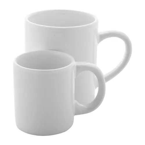 Tazzina da caffè in ceramica bianca 80ml
