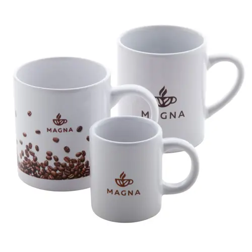 Tazzina da caffè in ceramica bianca 80ml