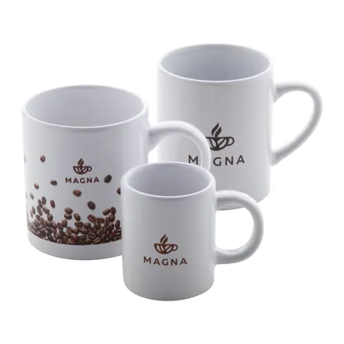 Tazzina da caffè in ceramica bianca 80ml