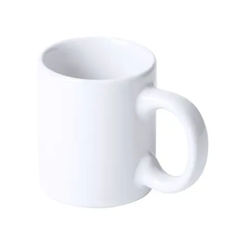 Tazzina da caffè in ceramica bianca 80ml