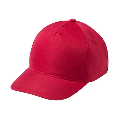 Cappellino per bambini in poliestere e microfibra a 5 pannelli con chiusura a velcro
