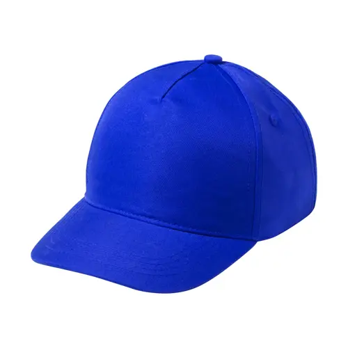Cappellino per bambini in poliestere e microfibra a 5 pannelli con chiusura a velcro