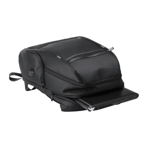 Zaino porta pc multitasca da 15" in nylon impermeabile con tasca antitaccheggio e connettore USB per power bank