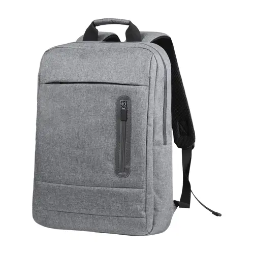 Zaino porta pc da 15" in poliestere 600D con schienale ergonomico e spallacci imbottiti