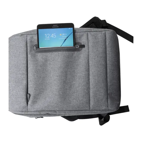 Zaino porta pc da 15" in poliestere 600D con schienale ergonomico e spallacci imbottiti