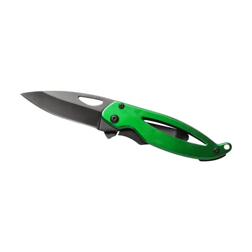 Coltello da tasca in acciaio inox con blocco di sicurezza 89×26×12 mm