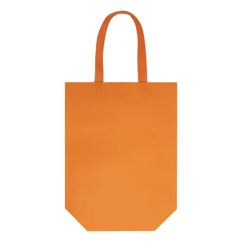 Shopper in TNT laminato extra-durevole con manici corti da 100gr 30x34x12cm