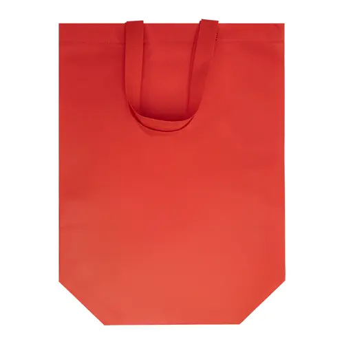 Shopper in TNT laminato extra-durevole con manici corti da 100gr 30x34x12cm