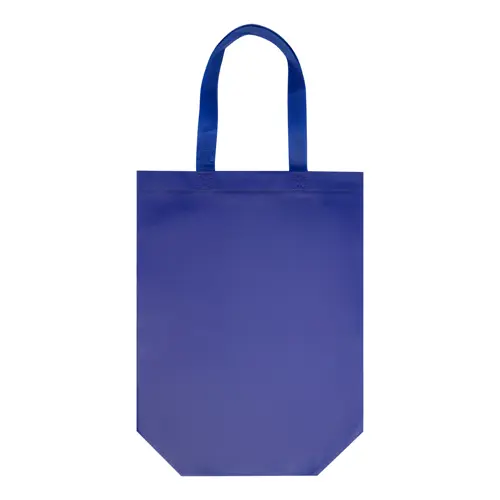 Shopper in TNT laminato extra-durevole con manici corti da 100gr 30x34x12cm