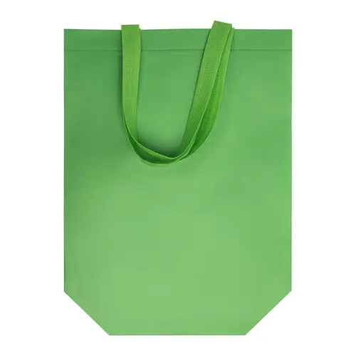 Shopper in TNT laminato extra-durevole con manici corti da 100gr 30x34x12cm