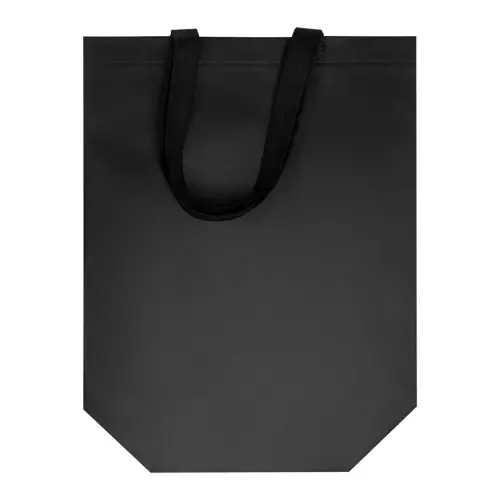 Shopper in TNT laminato extra-durevole con manici corti da 100gr 30x34x12cm