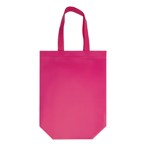 Shopper in TNT laminato extra-durevole con manici corti da 100gr 30x34x12cm