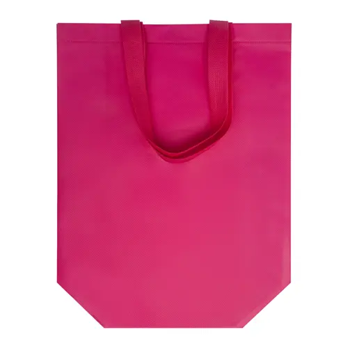 Shopper in TNT laminato extra-durevole con manici corti da 100gr 30x34x12cm