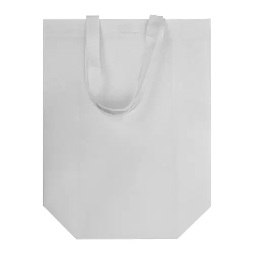 Shopper in TNT laminato extra-durevole con manici corti da 100gr 30x34x12cm