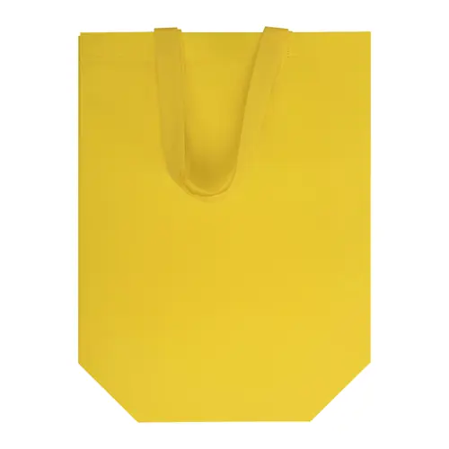Shopper in TNT laminato extra-durevole con manici corti da 100gr 30x34x12cm