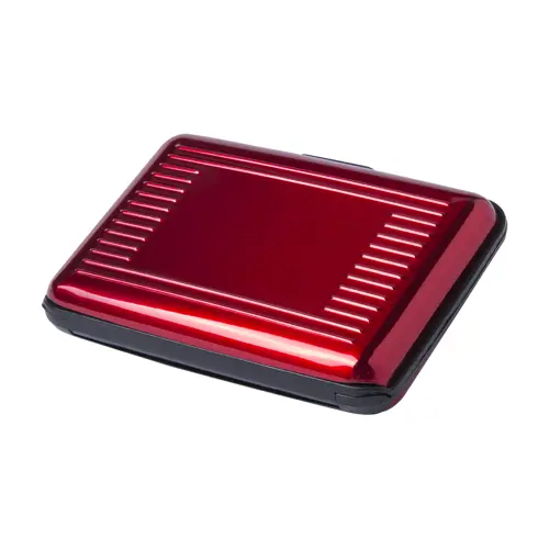 Porta carte di credito in alluminio con protezione RFID 110×75×20mm
