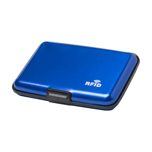 Porta carte di credito in alluminio con protezione RFID 110×75×20mm