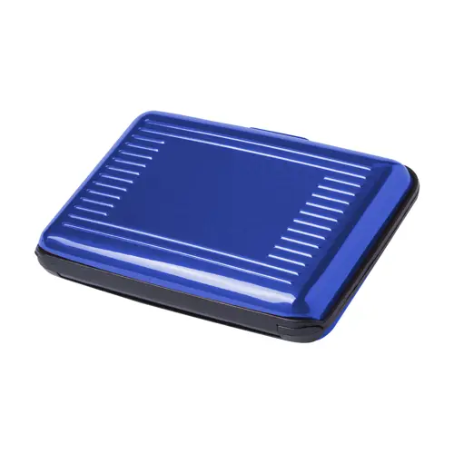 Porta carte di credito in alluminio con protezione RFID 110×75×20mm