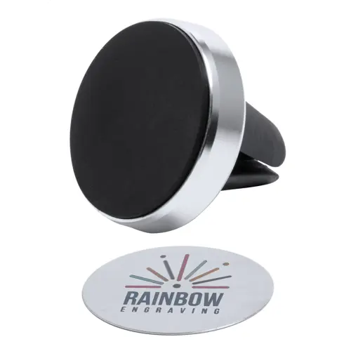 Supporto porta cellulare da auto magnetico in alluminio per ventola aria