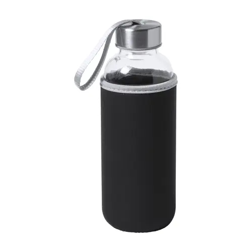 Borraccia in vetro 420ml con custodia in neoprene