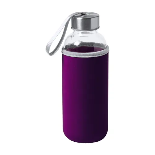 Borraccia in vetro 420ml con custodia in neoprene