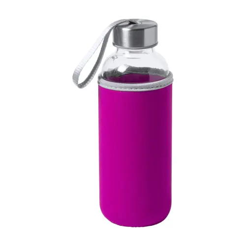 Borraccia in vetro 420ml con custodia in neoprene