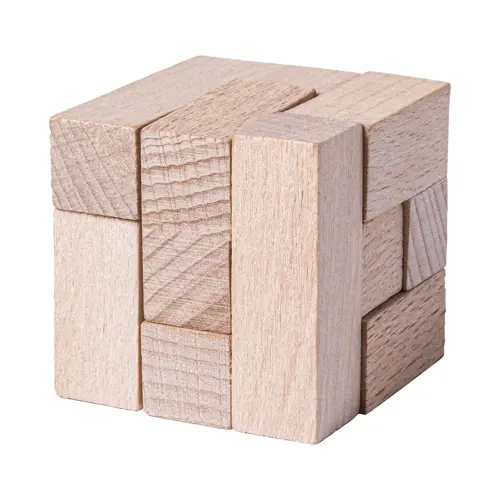 Set di tre puzzle magici in legno