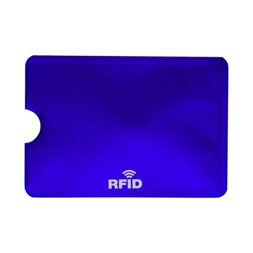Porta carte di credito in alluminio con protezione RFID 60×90mm