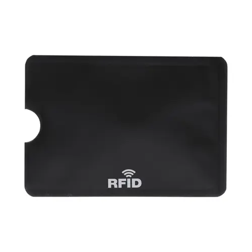 Porta carte di credito in alluminio con protezione RFID 60×90mm