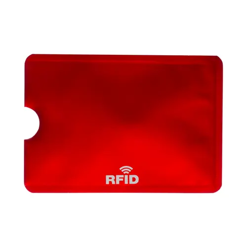 Porta carte di credito in alluminio con protezione RFID 60×90mm