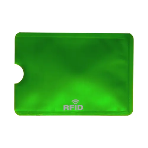 Porta carte di credito in alluminio con protezione RFID 60×90mm