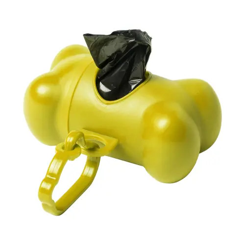 Distributore di sacchetti igienici per cane a forma di osso