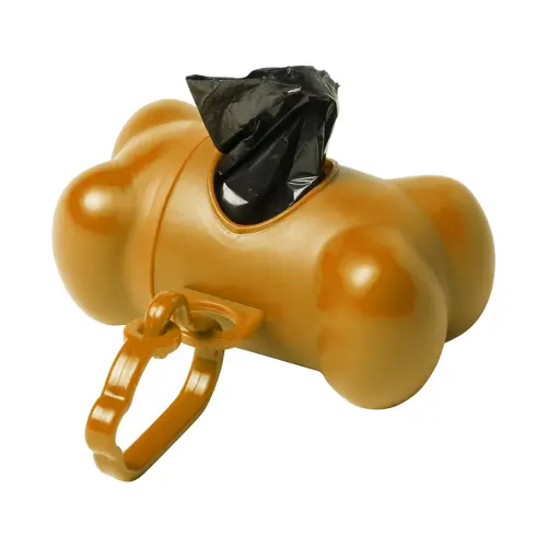 Distributore di sacchetti igienici per cane a forma di osso