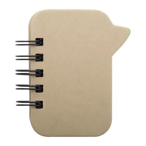 Blocco a spirale in carta riciclata e fogli adesivi