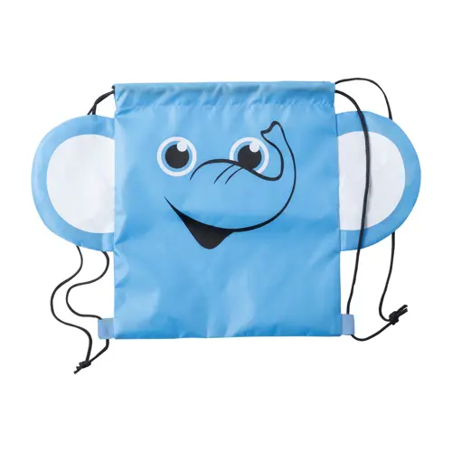 Sacca in poliestere con disegni di animali da 190T 26x30cm