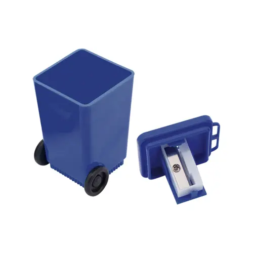 Temperamatite in plastica a foma di bidone