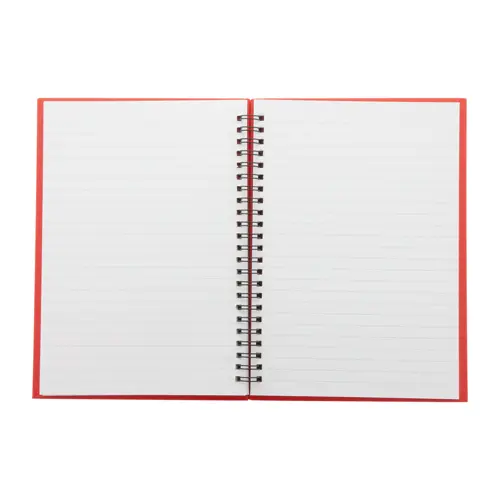 Block notes A5 con fogli a righe in carta riciclata