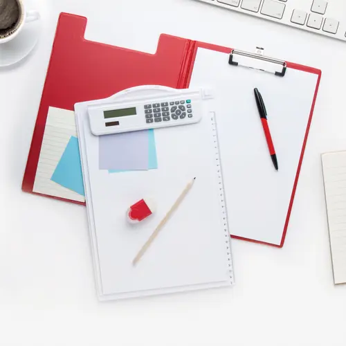 Cartella in PVC porta blocco con copertina 23×31.5×0.5cm