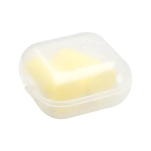 Tappi per le orecchie in EVA colorati in astuccio di plastica