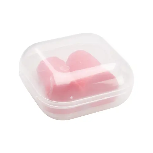 Tappi per le orecchie in EVA colorati in astuccio di plastica