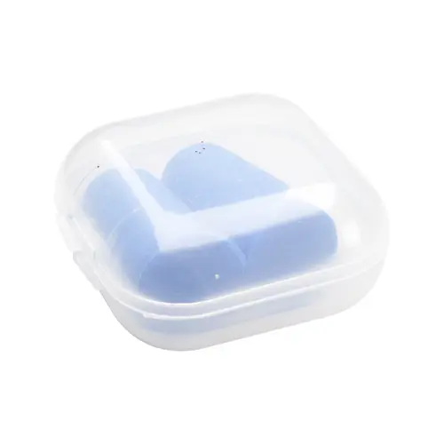 Tappi per le orecchie in EVA colorati in astuccio di plastica