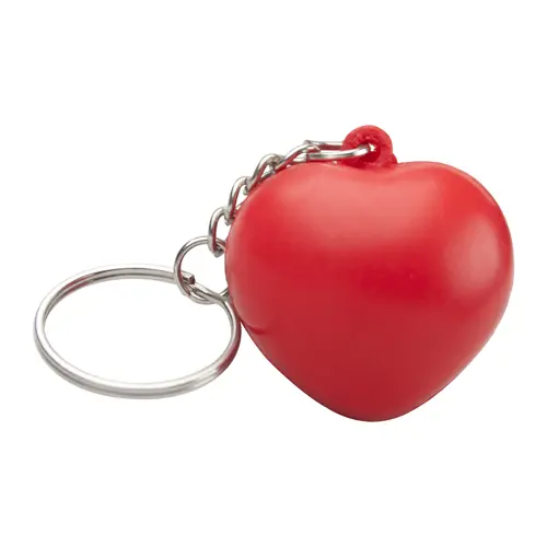 Portachiavi antistress a forma di cuore